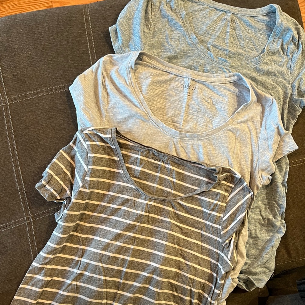 Maternity tshirts size large